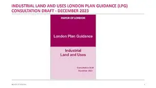 Industrial Land and Uses Guidance Intro