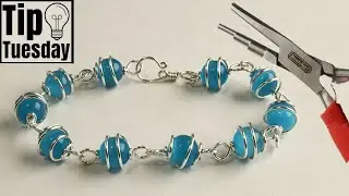Spiral Bead Bracelet @Beadalon Looping Pliers Tutorial