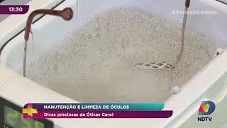 Como limpar óculos?