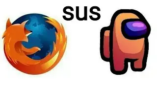 Firefox oversimplified logo is kinda sus!
