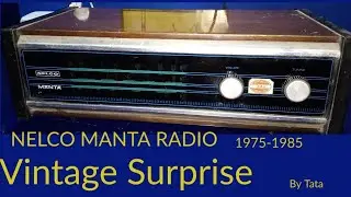 Old Radio Transistor - By TATA NELCO Model 233 ( Vintage Surprise 2)
