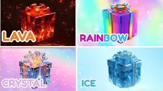 Choose Your Gift 🎁 Lava, Crystal, Ice or Rainbow Box &ndash; How Lucky Are You? 🔥💎❄️🌈
