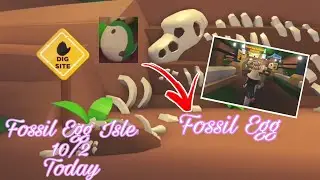Fossil Isle Event Update Today 10/2 Fossil Egg Revealed (Adopt Me!)