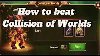 How to beat Collision of worlds Level 130  Lara's Glory - Lara Croft Event - Hero Wars: Dominion Era