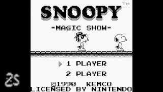 Snoopy's Magic Show (Game Boy) - playthrough