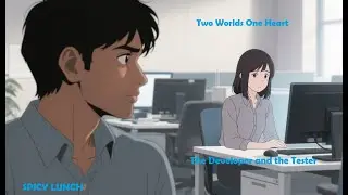 Разработчик и тестировщик 💻🍱❤️ | Два мира, одно сердце | 1 сезон | 2 серия | Аниме-история в стил...