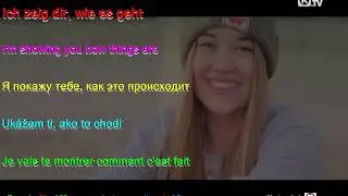 Learn German by Kerstin Ott   Die Immer Lacht She Who Always Laughs German English Russian Czech Fre