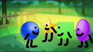 Five Little Shapes Jumping on the Bed (Park Version)