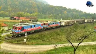 ST43 60-1546-0 & 62-1548-2 & Marfar Greu GFR Heavy Freight Train in Defileul Crisului Repede Canyon