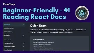React Docs for Beginners: Start Here! | Reading React Docs #1 📖🔥| Docs Unrolled 🛞✨