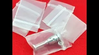 DIY Miniature Zip Lock Bag tutorial