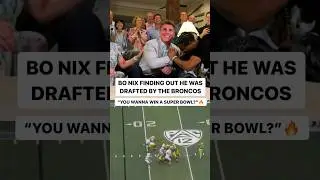 The Moment Bo Nix Found Out He Was A Bronco 🔥