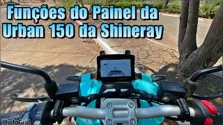 66 - Funções do Painel da Urban 150 da Shineray.