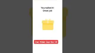 Over Wallet today quiz answer: Nov 08 🌐 Over Wallet airdrop