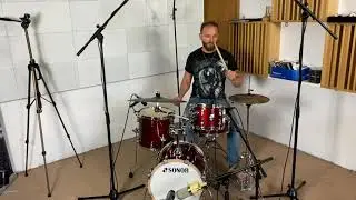 SONOR AQX Jungle set Red Moon Sparkle