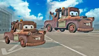 HUGE TOW MATER vs TINY TOW MATER in BeamNG.drive