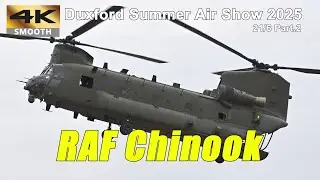 Agile Twin-Rotor Giant:  RAF Chinook helicopter role demo | Duxford Summer Air Show 21/6/25 | Part.2