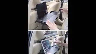#HOW TO USE #Folding Table for Car #Car Back Seat Tray  #Phone Clip Car Back