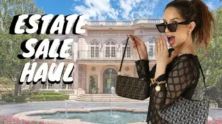 DESIGNER Estate Sale Haul | DIOR, GIVENCHY, FENDI,