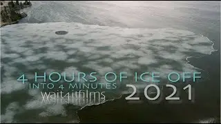 Incredible ICE MELTING on a lake!