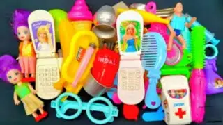 3 Minutes Satisfying With Unboxing Princess Dolls Toys Set Swing&Slide Collection Asmr Review Toy