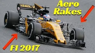 F1 2017 Aero Rakes: What are these? Special video - Official test at the Circuit de Catalunya