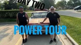 2025 power tour day two. I run my little 64 falcon down the drag strip for the first time