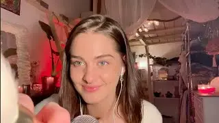ASMR face brushing (personal attention roleplay)