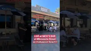 NICK'S BAR на Миннесота-стрит в Голливуд-Бич во Флориде!! Кто еще любит NICK'S BAR?