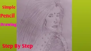 Simple Pencil Drawing A Beautifulauti Girl Tutorials Step By Step Simple Art