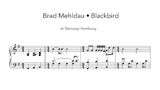 Brad Mehldau &bull; Blackbird performed at the Hamburg Steinway factory