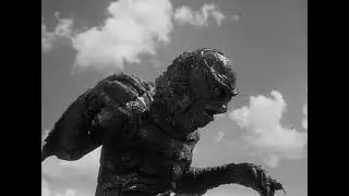 Creature Escapes - Revenge of the Creature (1955) FULL SCENE - Sunday Movies on Movie Gods