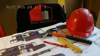 Oppf&oslash;ring av elementhus p&aring; Sunndals&oslash;ra av Byggservice AS.