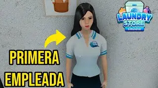 ¡CONTRATAMOS A NUESTRA PRIMERA EMPLEADA! - Laundry Store Simulator