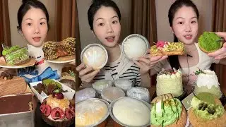 [ASMR] Dessert Mukbang Eating Creamy Cake | Mukbang Eating Show💗🍰🧁