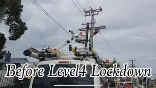 Before Level 4 Lockdown  |New Zealand| Pole Replacement #Lineman #Utilitypolereplacement #Polechange