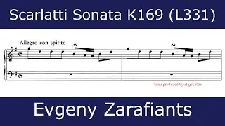 Domenico Scarlatti - Sonata in G major K169 (Evgeny Zarafiants)