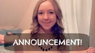 BIG ANNOUNCEMENT!!!!