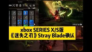xbox SERIES XS版《迷失之刃》Stray Blade确认