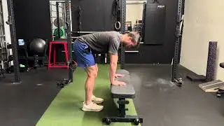 Bench Assist Hamstring Stretch