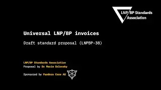 Universal LNP/BP invoices