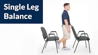 Single Leg Balance Exercise for Seniors