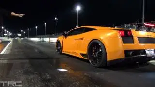 Twin Turbo Lamborghini  Gallardo's drag - UGR and Heffner