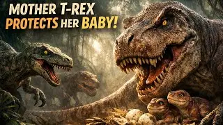 Mother T-Rex Protects Her Baby  Epic Dinosaur Survival Story|Life of Millions Years Ago Series