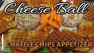 Keto Cheeseballs and Chaffle chips Appetizer perfect for the holidays | Easy Holiday foods