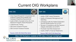HHS OIG Work Plan