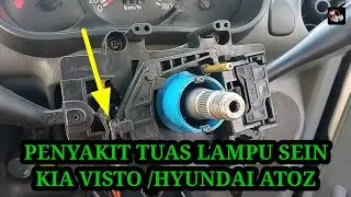 Cara memperbaiki tuas lampu sein yang kembali ke posisi netral sebelum waktunya