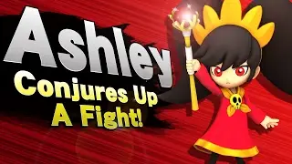 Ashley joins the battle! (SSB4 Mod) (Wi-fi Safe Skin + Expressions)