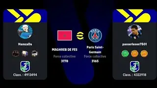 PES eFootball | Maghreb de Fes 🇲🇦 vs PSG 🇫🇷 | Online Match Full Gameplay