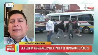 Tarifa del transporte p&uacute;blico